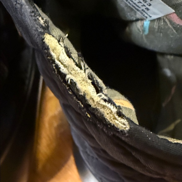 Sperry Black Quilted Duck Boots women size 9 lace up leather/suede laces EUC - Picture 6 of 15